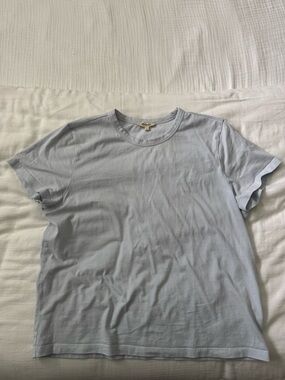 Madewell Pale Blue Short Sleeve Crewneck Tee